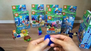 Лего. Часть 1. Лего МАЙНКРАФТ. Собираем Подводный Мир Майнкрафт.