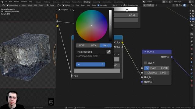 Procedural Ice Material ? (Blender Tutorial) смотреть онлайн