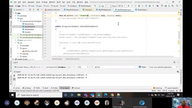 Android et SQLite (partie 2) смотреть онлайн