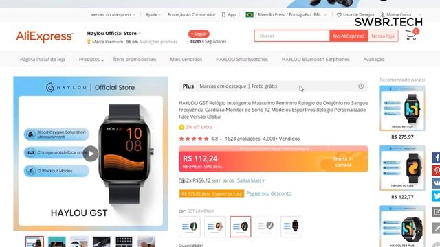 ALIEXPRESS HIPER PROMOÇÃO / AMAZFIT, XIAOMI, JBL e TICWATCH com os MENORES PREÇOS! смотреть онлайн