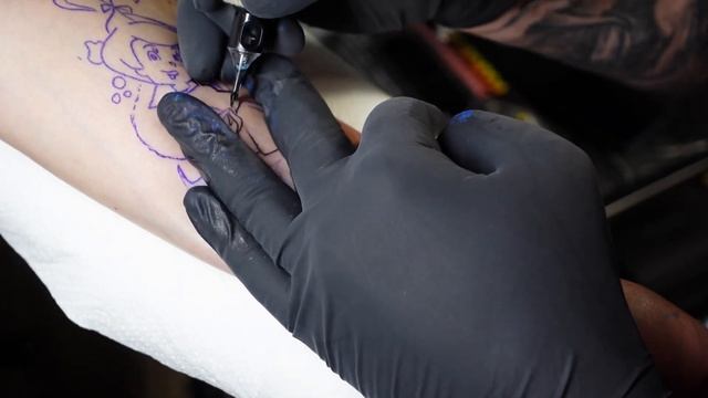 Jetsons Cartoon Tattoo | Time Lapse
