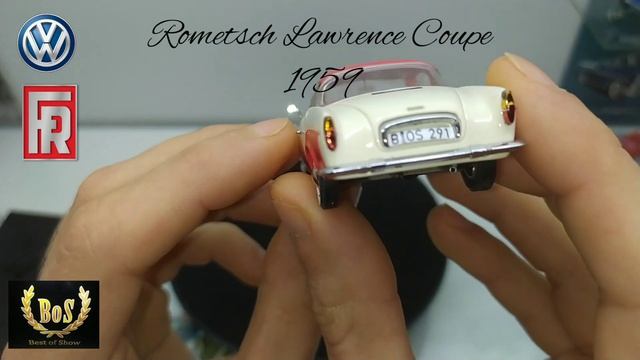 Обзор модели Volkswagen Rometsch Lawrence Coupe 1959г. 1:43 Best of Show (BoS - Models) смотреть онлайн