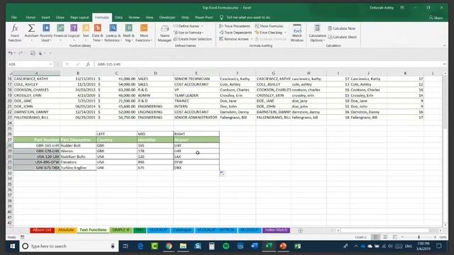 Excel Tutorials - Top Ten Excel Functions you HAVE to know - Excel 2019 (IF, VLOOKUP, SUM, PMT) смотреть онлайн