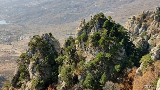 Плато Южной Демерджи. Виды с высоты птичьего полёта смотреть онлайн