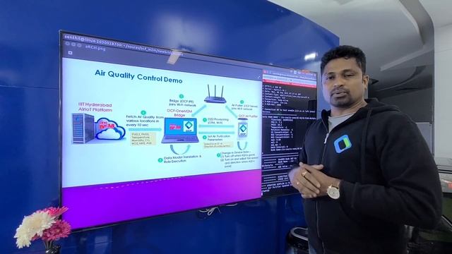 OCF-OneM2M Interoperability Demonstration: Air Quality Control смотреть онлайн