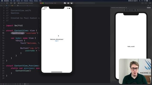 What is the @AppStorage property wrapper? – SwiftUI смотреть онлайн