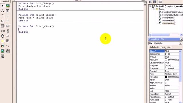7 Drive Directory and List Box Example смотреть онлайн