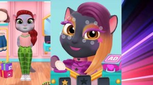 Кошечка Анжела Парикмахер и визажист на Танцевельном шоу Моя говорящая Анджела 2