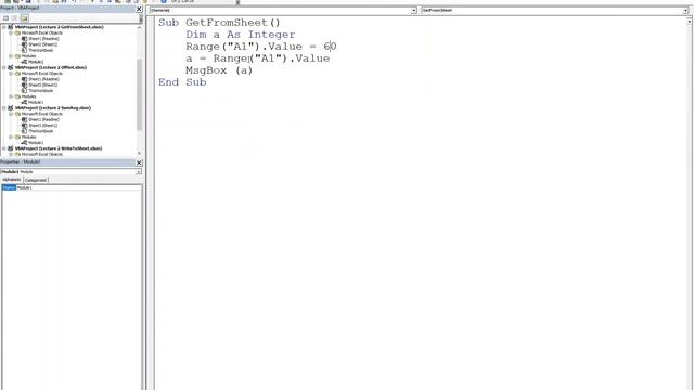Excel VBA - range смотреть онлайн