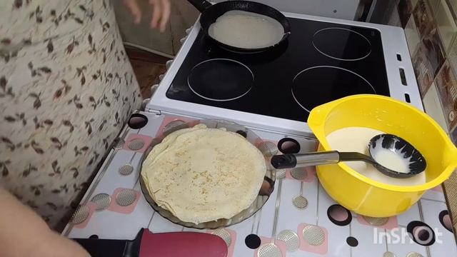 БЛИНЫ БЕЗ МОЛОКА - ТАК, ПЕКУ ПЕРВЫЙ РАЗ. смотреть онлайн