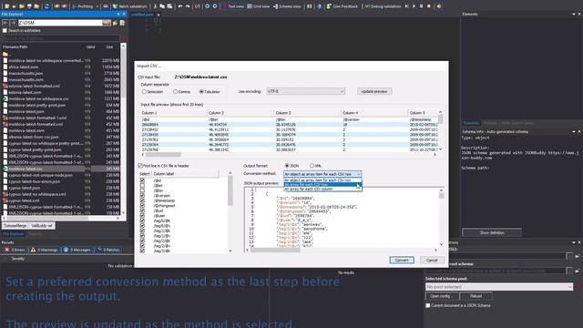 Convert CSV data to JSON смотреть онлайн
