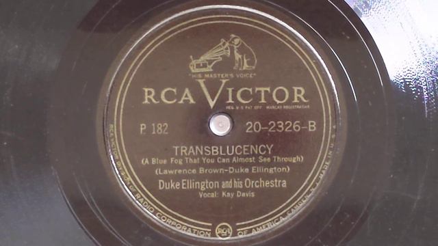 Transbluency - Duke Ellington & His Orchestra (Kay Davis, Vocal) - Victor 20-2326 смотреть онлайн