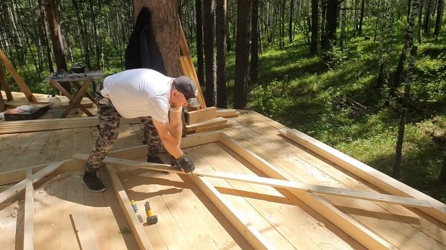 ЛЕСНАЯ СТРОЙКА / КАРКАС ДОМИКА смотреть онлайн