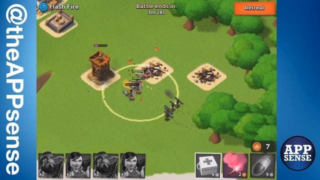 Flash Fire (7) Single Player Island - Boom Beach Walkthrough смотреть онлайн