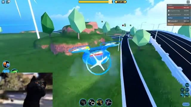 Is drone better than UFO? Drone Vs UFO. Review in Jailbreak. ROBLOX смотреть онлайн