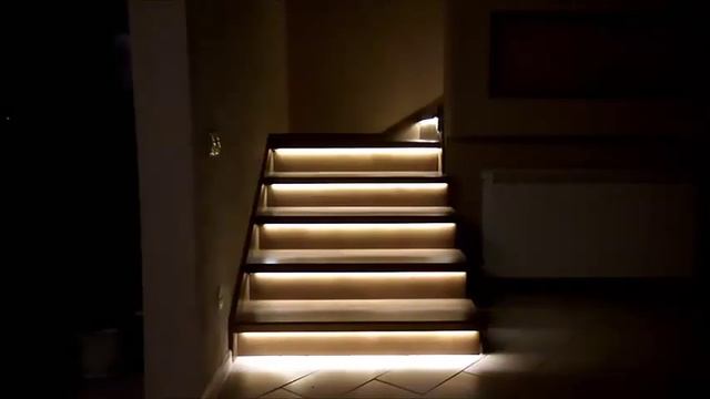 Подсветка лестниц - Деревянные лестницы hozainbarin.ru смотреть онлайн