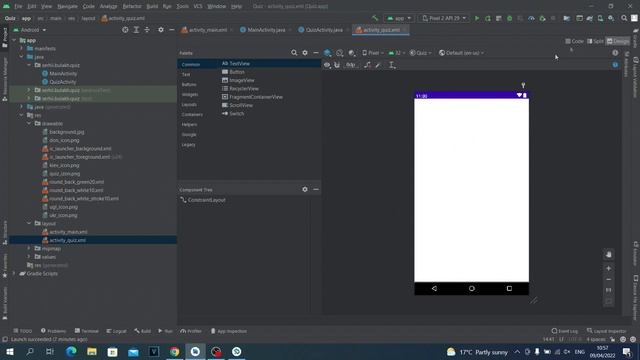 Викторина на Java в Android Studio. Урок 08. Делаем второе активити. смотреть онлайн