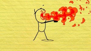 Pencil Whips Pencilmate into Shape! -in- DUMB AND DUMBERBELL - Pencilmation Cartoons