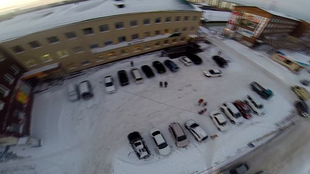 Вид с высоты птичьего полёта г Усолье Сибирское район центрального рынка смотреть онлайн