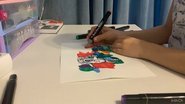 Как нарисовать красивый космос фломастерами смотреть онлайн