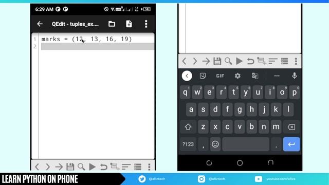 Python on Phone: 25 Tuples in Python #Python #PythononPhone смотреть онлайн