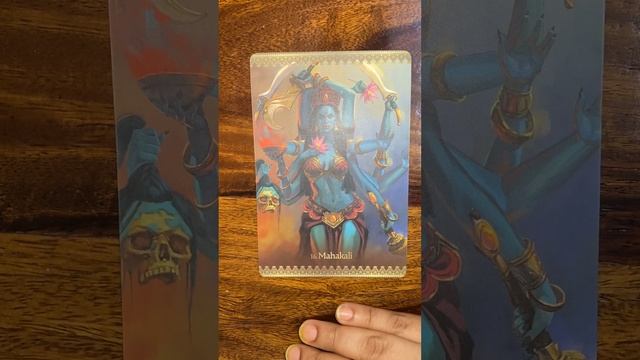 Kali Oracle Cards: 16. Mahakali | First of the ten Mahavidya Wisdom Goddesses | смотреть онлайн