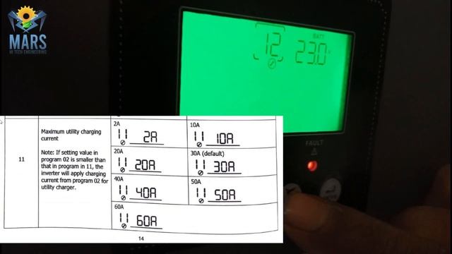 Setting parameters of Hybrid Inverter (Increasing battery life) смотреть онлайн