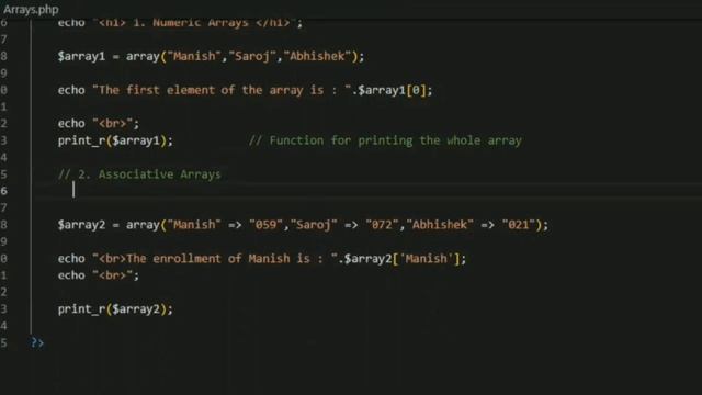 Introduction to Arrays in PHP | Techup Guys смотреть онлайн