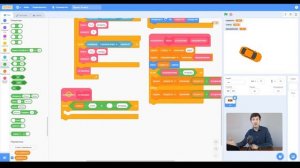 Скретч уроки | Как создать игру гонки на Скретч ??