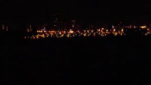 Ночная Самара. Вид с правого берега Волги / Night Samara. View from the right bank of the Volga