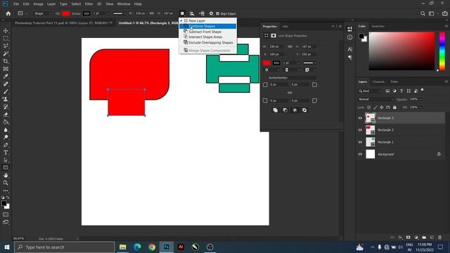 All Shape Tool Explained | Custom Shapes in Photoshop | Photoshop Basic Series Part 14 смотреть онлайн