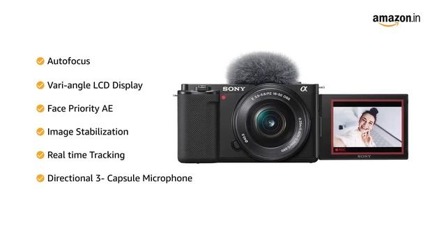 Sony Alpha ZV-E10L 24.2 mega pixel interchangeable-Lens mirrors less vlogs camera@Manoj_parihar смотреть онлайн