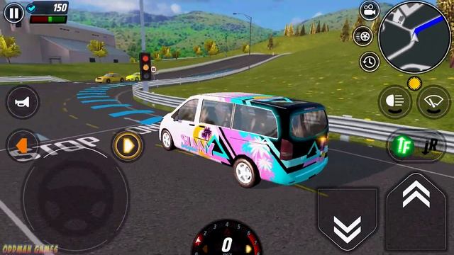 Oddman Games | Car Driving School Simulator | Mini Bus in Canada смотреть онлайн
