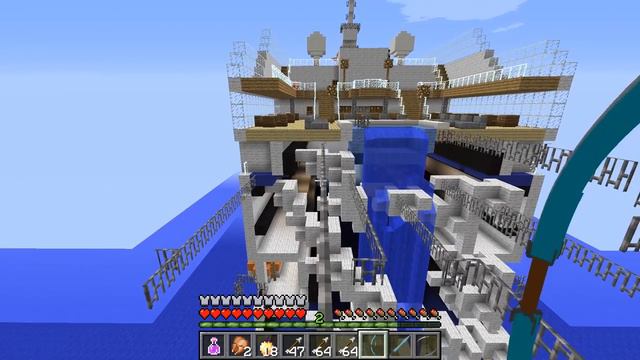 🚤Гигантский Червь Потопил Наш Корабль в Майнкрафт Крушение Шеди Леска и Нубик 100% Троллинг sandwor смотреть онлайн