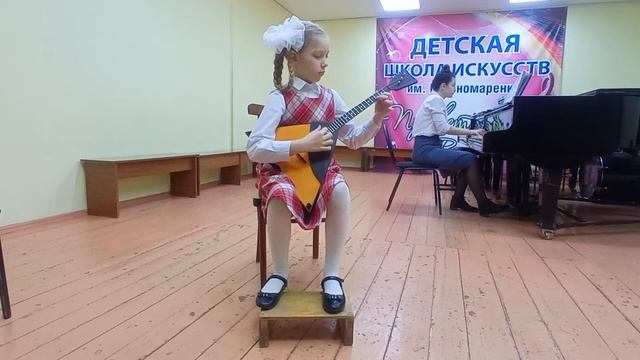 Меланченко Мирослава 8 лет. Д.Кабалевский. Полька 18.02.22 смотреть онлайн