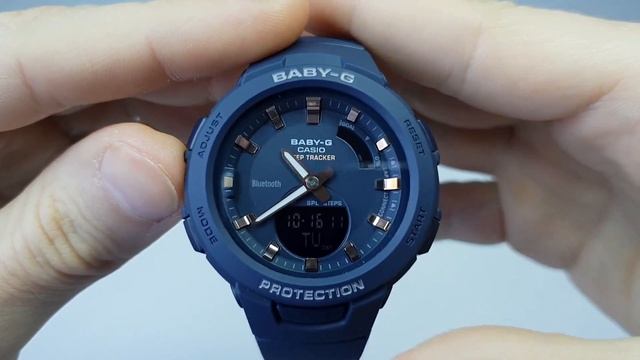 G-SQUAD. CASIO BABY-G BSA-B100-2A. Обзор\Review