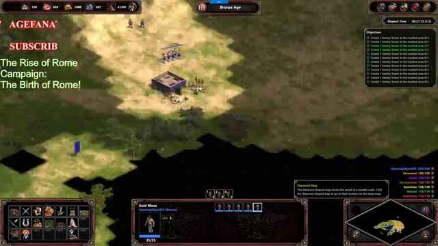 Age of Empires Definitive Edition CAMPAIGNS! THE RISE OF ROME: The Birth of Rome смотреть онлайн