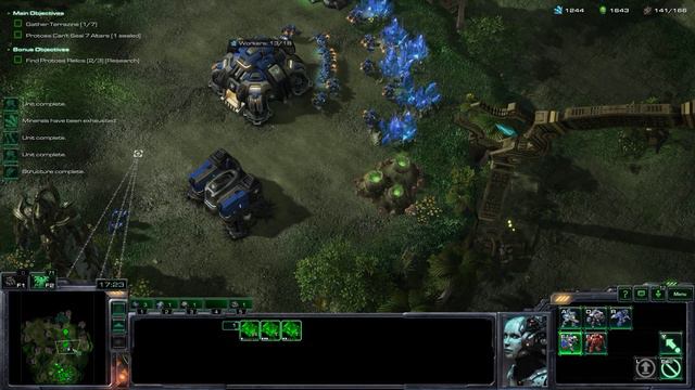 StarCraft II: Wings of Liberty Campaign Mission 8 - Welcome to the Jungle смотреть онлайн