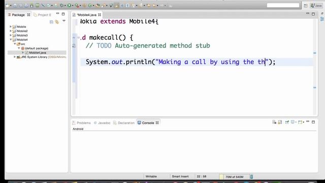 Abstract classes in Java смотреть онлайн