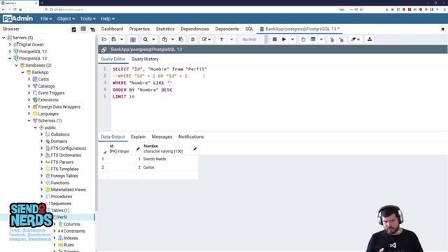 Curso Basico C#/VueJs/Docker/SQL: Clase #18 SQL Basico - Select, Where, Order y Create Table смотреть онлайн