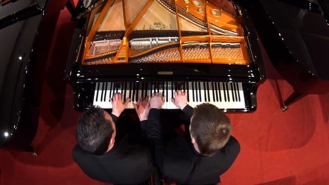 BRAHMS - HUNGARIAN DANCE NO.5 - PIANO DUET - SCOTT BROTHERS DUO смотреть онлайн