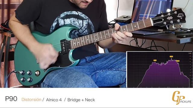 Comparación entre Alnico 2, Alnico 3, Alnico 4, Alnico 5 y Cerámico en un P90 (Distorsión) смотреть онлайн
