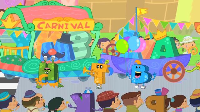 U for UMBRELLA Alphabet Adventure with cute little ABC Monsters FUNNY CARTOONS For Kids Children смотреть онлайн
