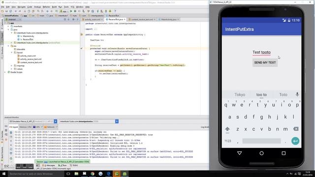 Android Intent putExtra (Part 2) смотреть онлайн