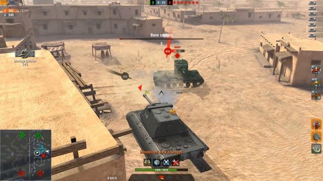 WOT Blitz Can KV-2 152mm Derp Kill a E 100? смотреть онлайн