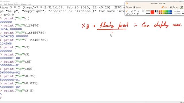 15 - Best Explanation of %f, %e and %g in Python смотреть онлайн