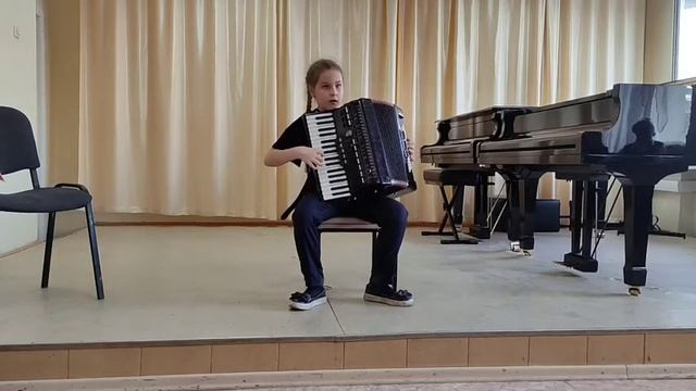 Медведева Анастасия (ОДОД НМК им. А. Ф. Мурова) А. Жилинскис "Латышская полька" смотреть онлайн