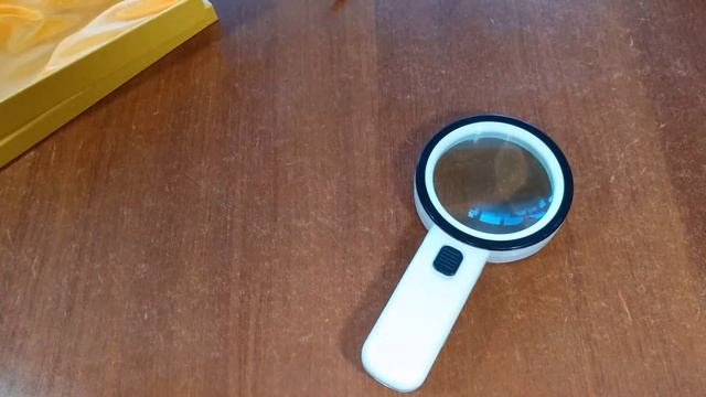 Лупа с LED подсветкой и возможностью проверки банкнот смотреть онлайн