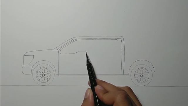 How To Draw Ford F-150 Pick-up Truck смотреть онлайн