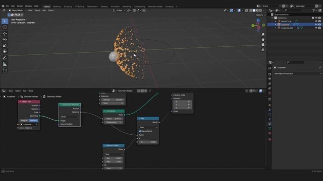 Geometry Nodes Experiment - Blender смотреть онлайн